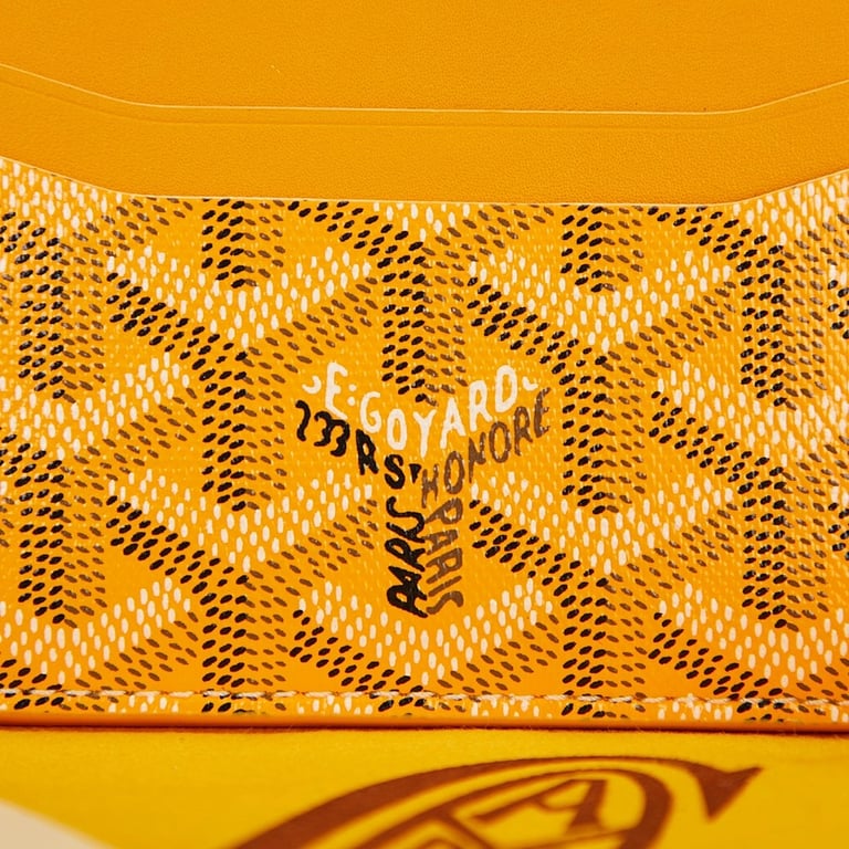 Goyard Saint Sulpice Card Holder Yellow - 6