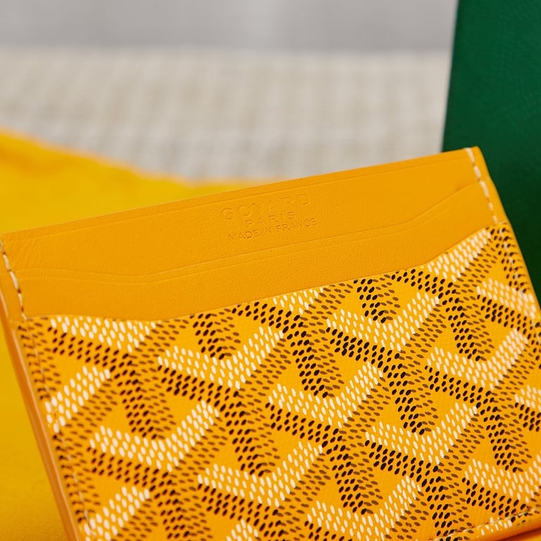 Goyard Saint Sulpice Card Holder Yellow - 7