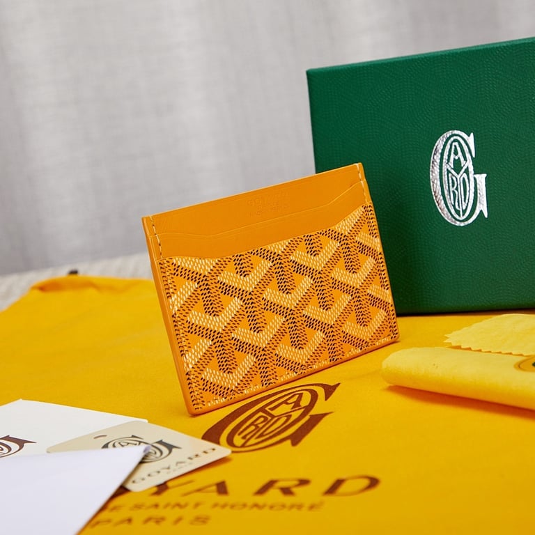 Goyard Saint Sulpice Card Holder Yellow - 8