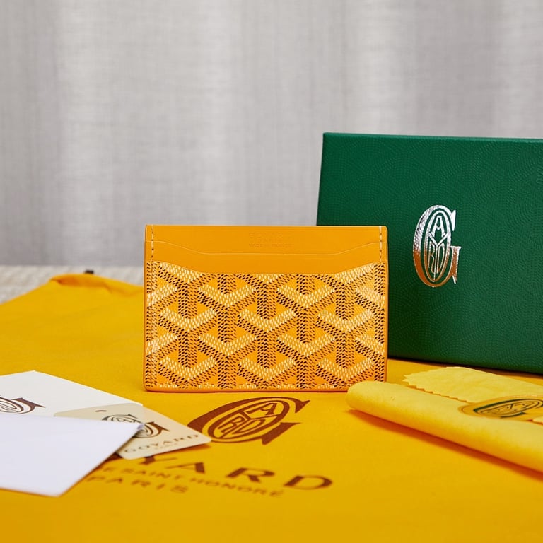 Goyard Saint Sulpice Card Holder Yellow - 9