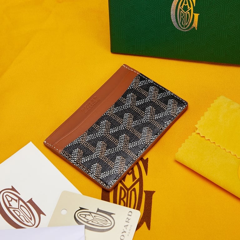 Goyard Saint Sulpice Card Holder Black/Tan - 3