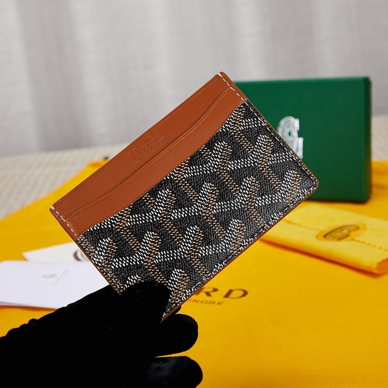 Goyard Saint Sulpice Card Holder Black/Tan - 4