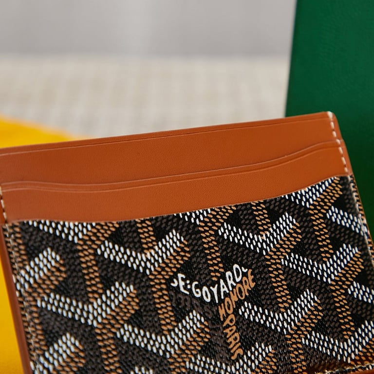 Goyard Saint Sulpice Card Holder Black/Tan - 5