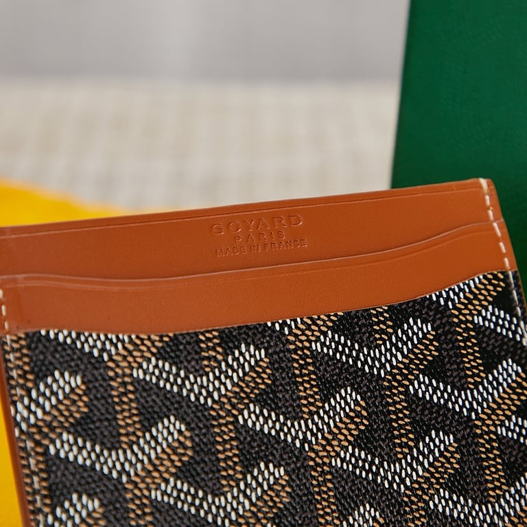 Goyard Saint Sulpice Card Holder Black/Tan - 6