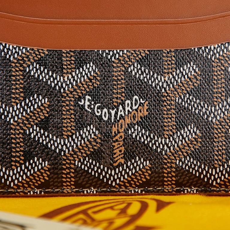 Goyard Saint Sulpice Card Holder Black/Tan - 7