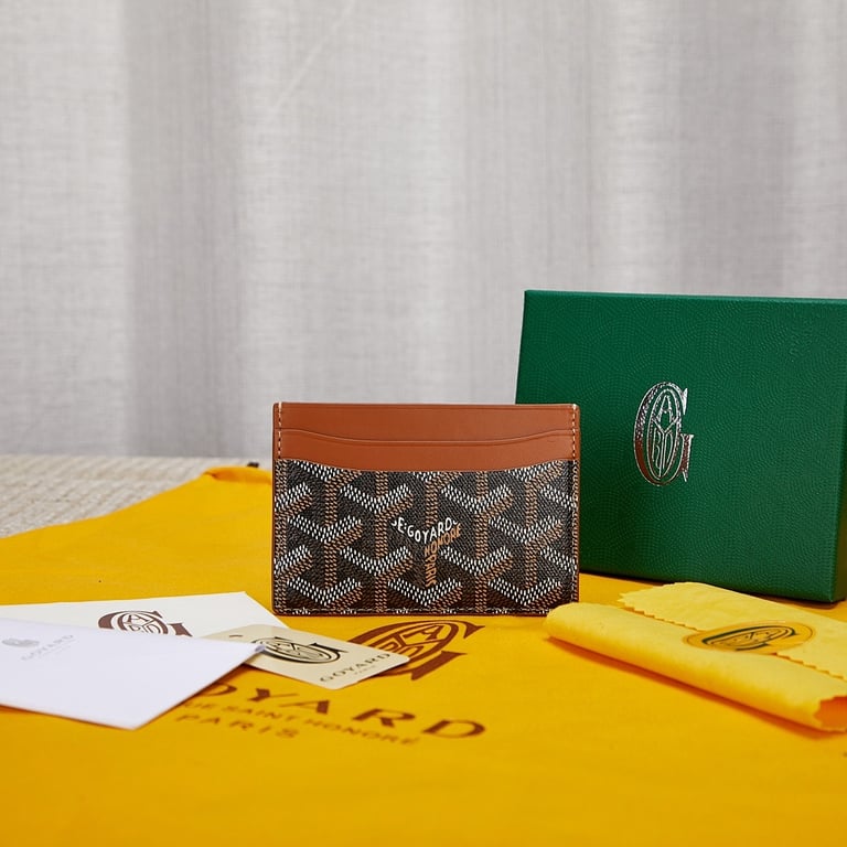 Goyard Saint Sulpice Card Holder Black/Tan - 8