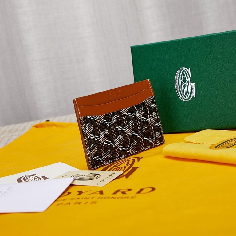 Goyard Saint Sulpice Card Holder Black/Tan - 9