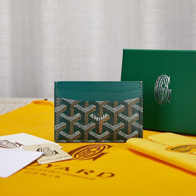Goyard Saint Sulpice Card Holder Green - 8