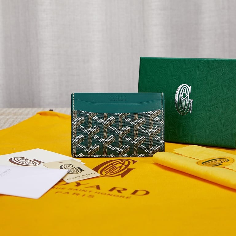 Goyard Saint Sulpice Card Holder Green - 9