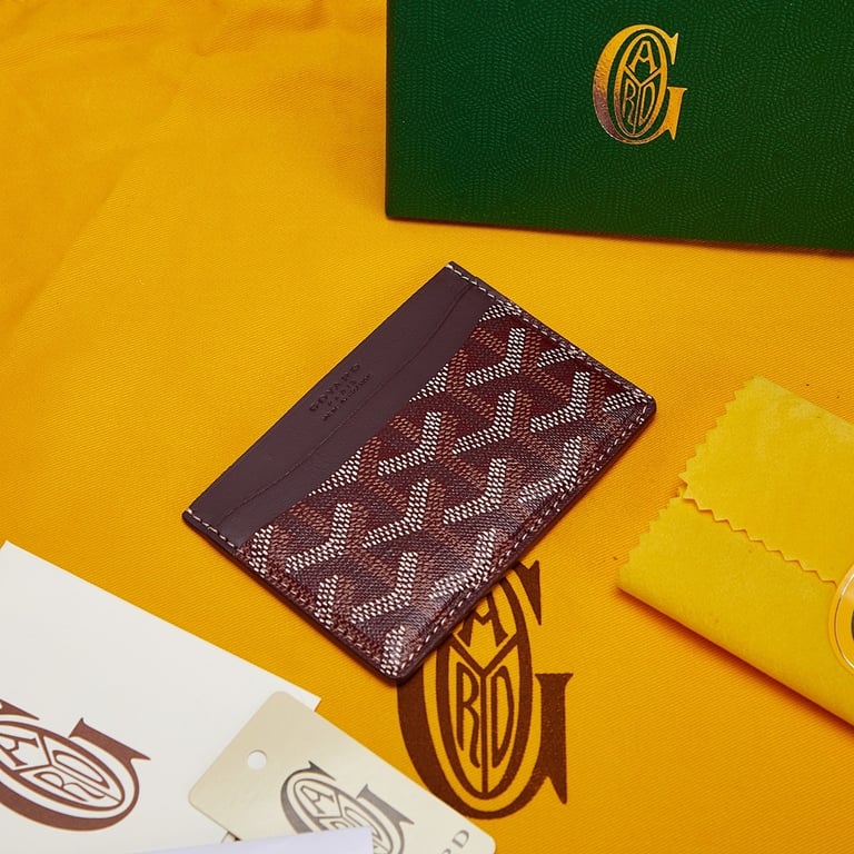Goyard Saint Sulpice Card Holder Burgundy - 3