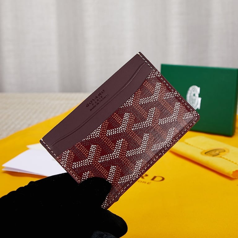Goyard Saint Sulpice Card Holder Burgundy - 4