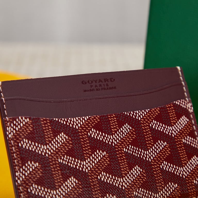 Goyard Saint Sulpice Card Holder Burgundy - 5