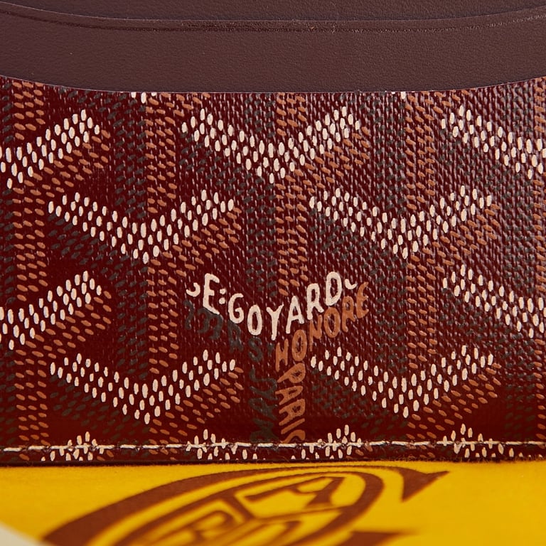 Goyard Saint Sulpice Card Holder Burgundy - 7