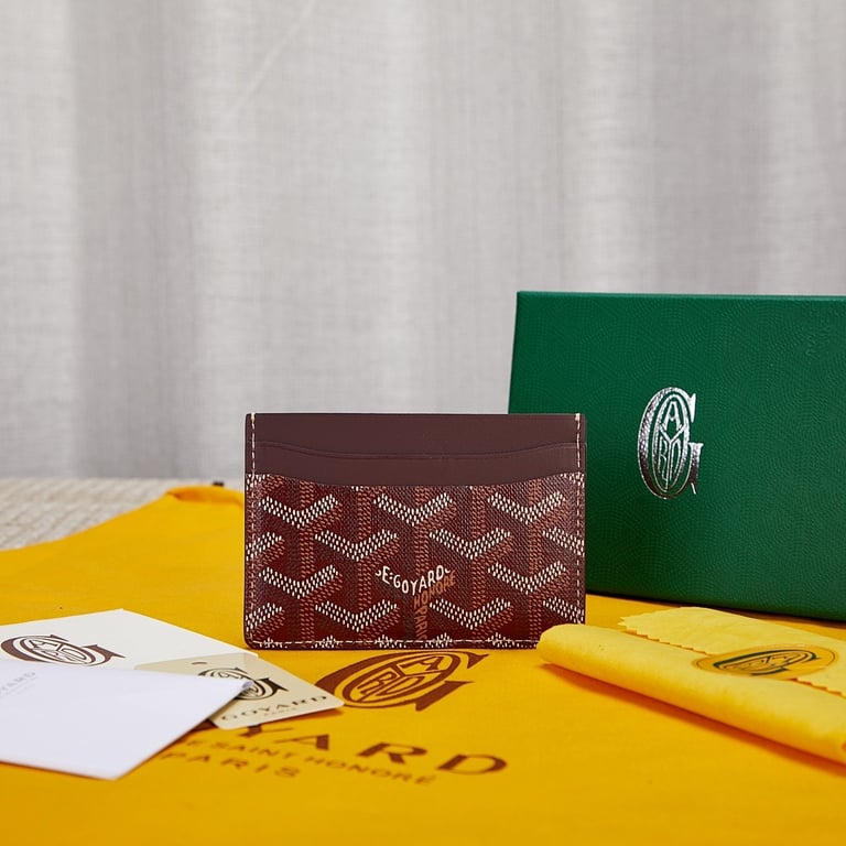 Goyard Saint Sulpice Card Holder Burgundy - 8