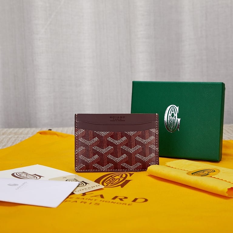 Goyard Saint Sulpice Card Holder Burgundy - 9