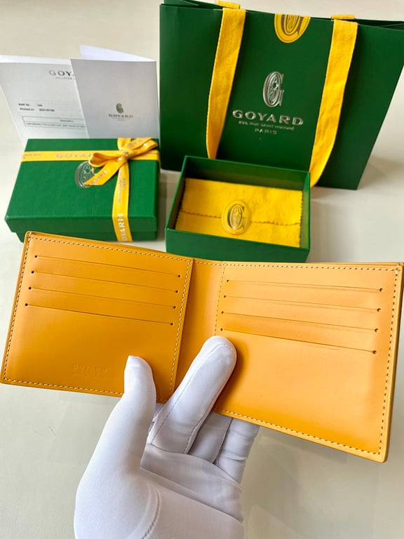 Goyard Victoire Wallet Yellow - 5