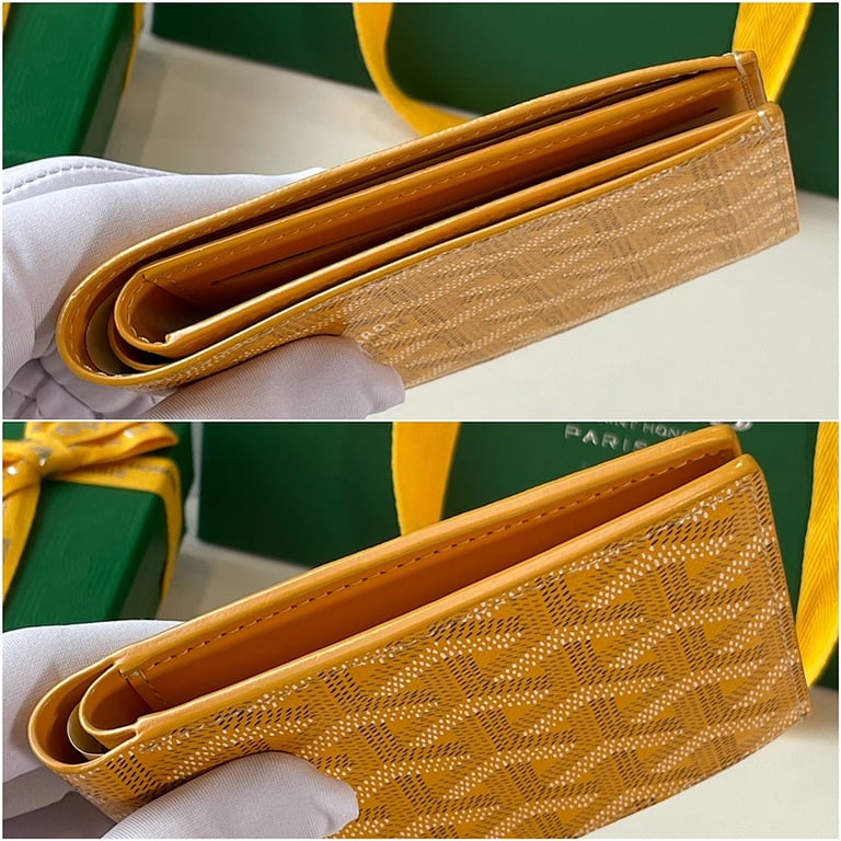 Goyard Victoire Wallet Yellow - 6