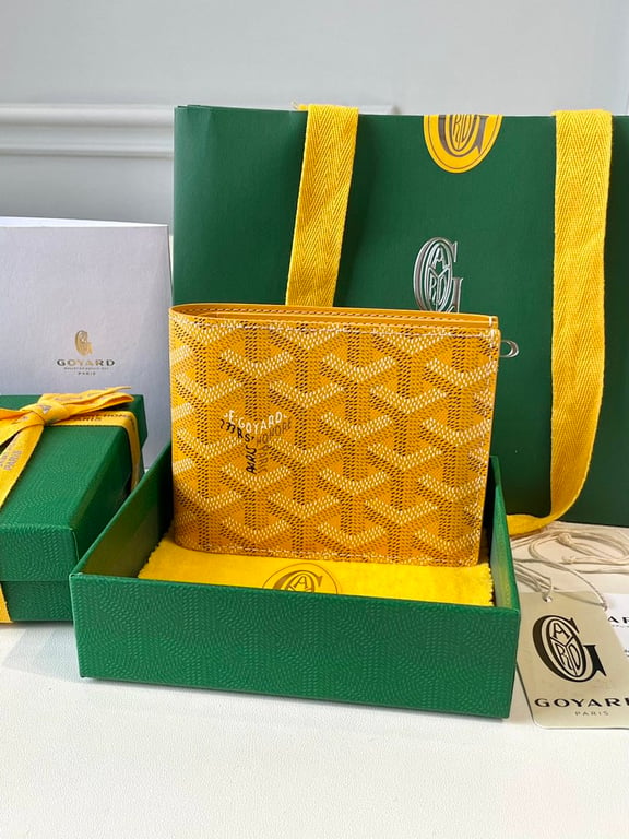 Goyard Victoire Wallet Yellow - 9