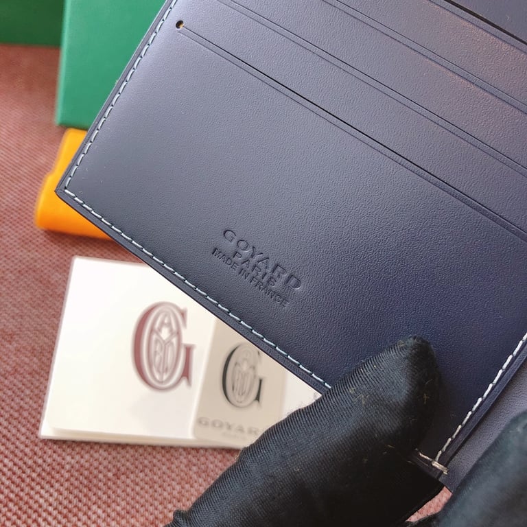 Goyard Victoire Wallet Navy Blue - 3