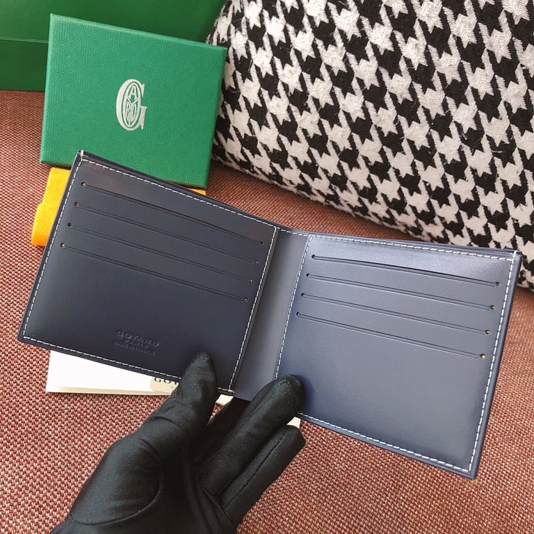 Goyard Victoire Wallet Navy Blue - 4