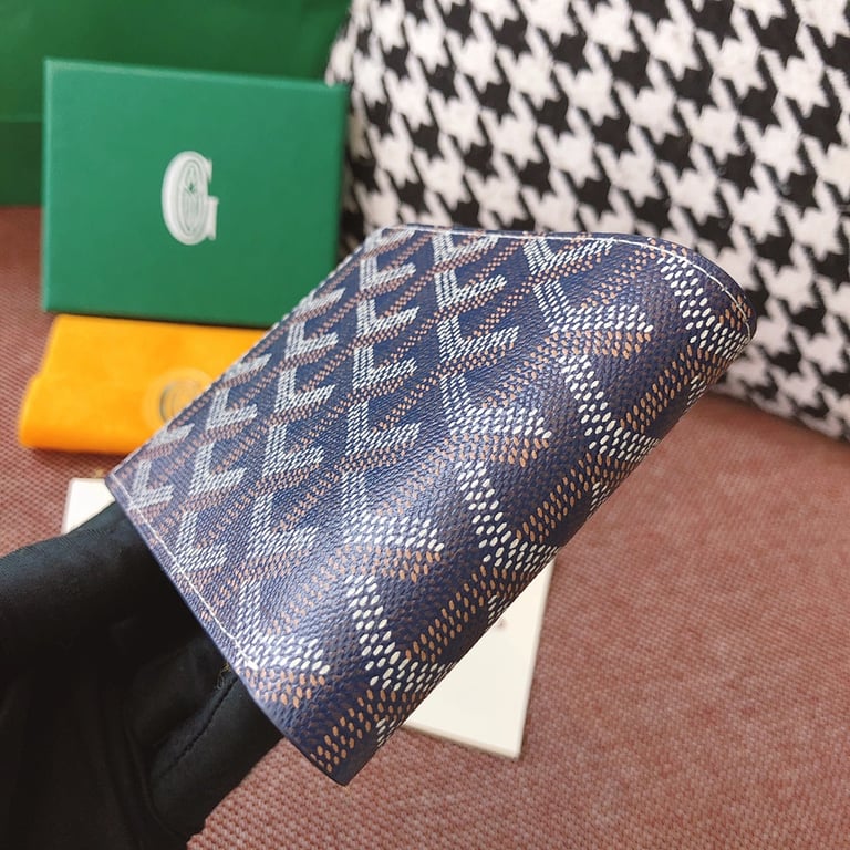 Goyard Victoire Wallet Navy Blue - 5