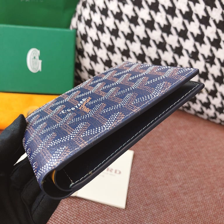 Goyard Victoire Wallet Navy Blue - 6