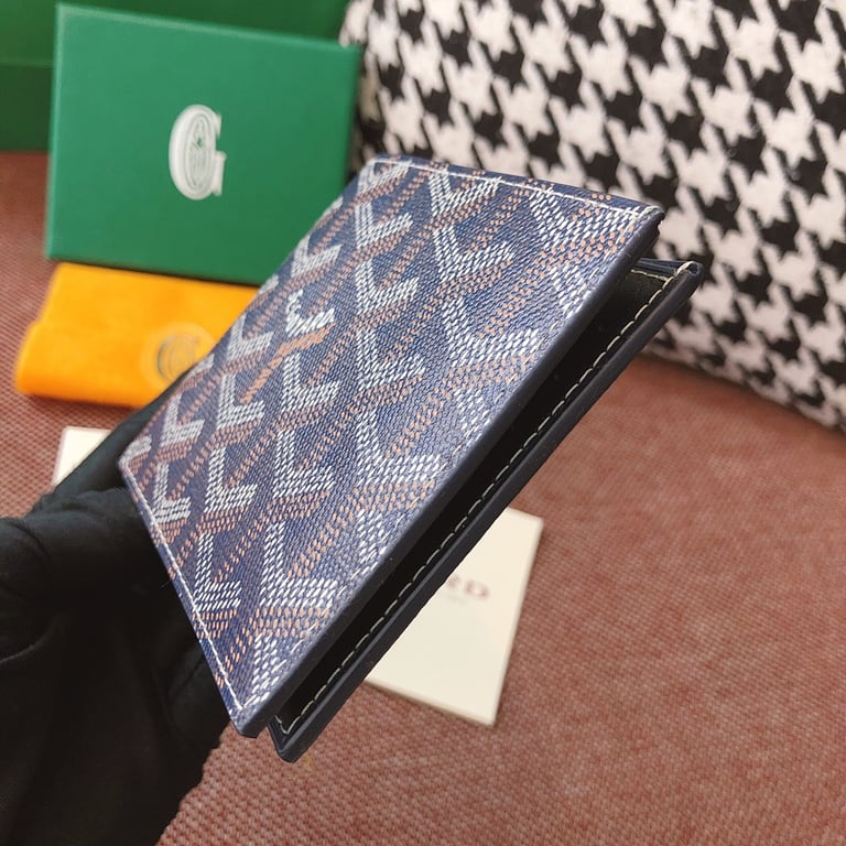 Goyard Victoire Wallet Navy Blue - 7