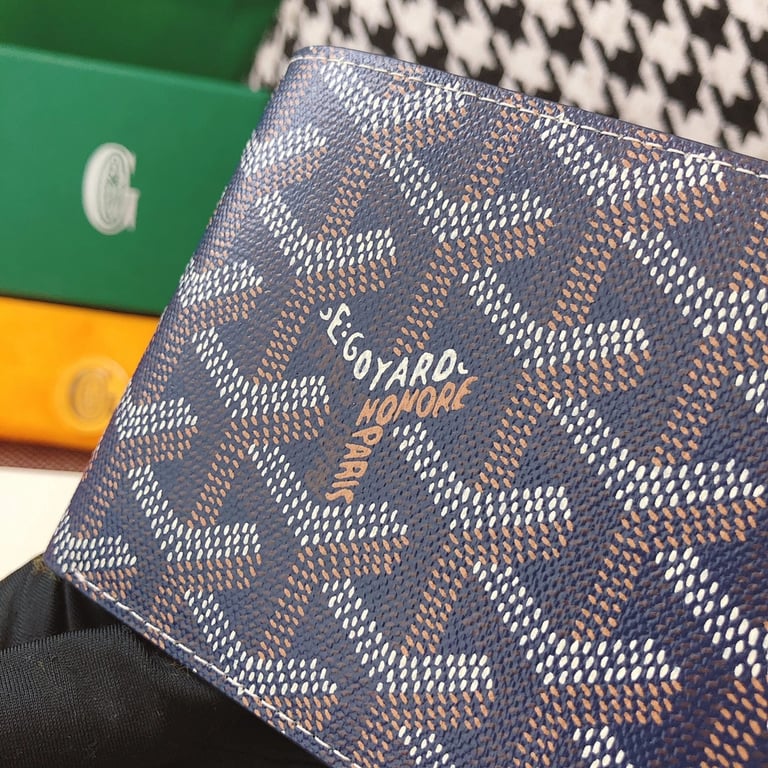 Goyard Victoire Wallet Navy Blue - 8