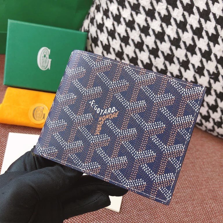 Goyard Victoire Wallet Navy Blue - 9