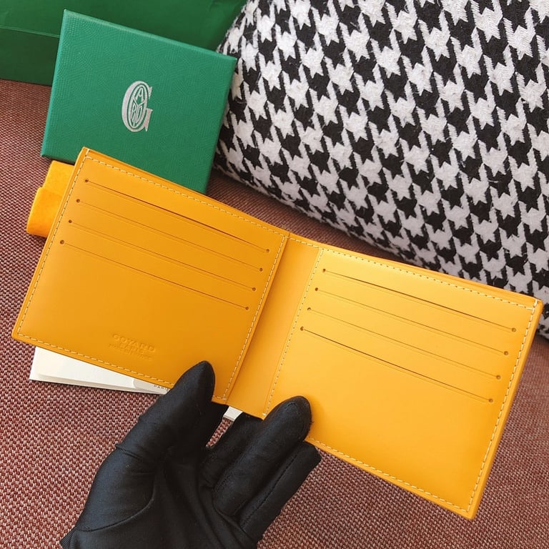 Goyard Victoire Wallet Yellow - 4