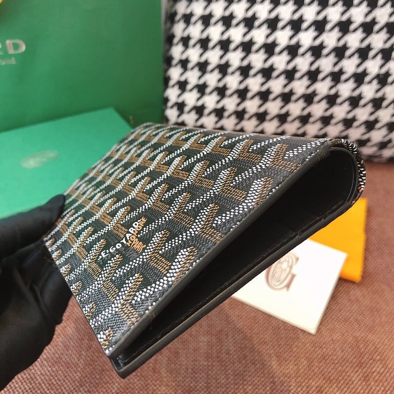 Goyard Long Wallet Passport Holder 8508 Black - 5