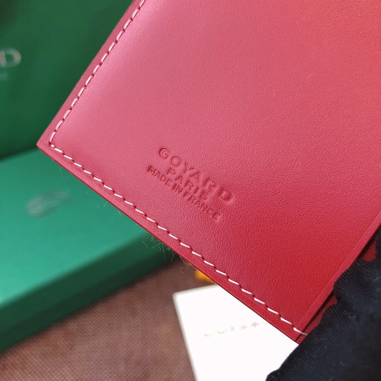Goyard 8508 Long Wallet Red Goyardine - 3