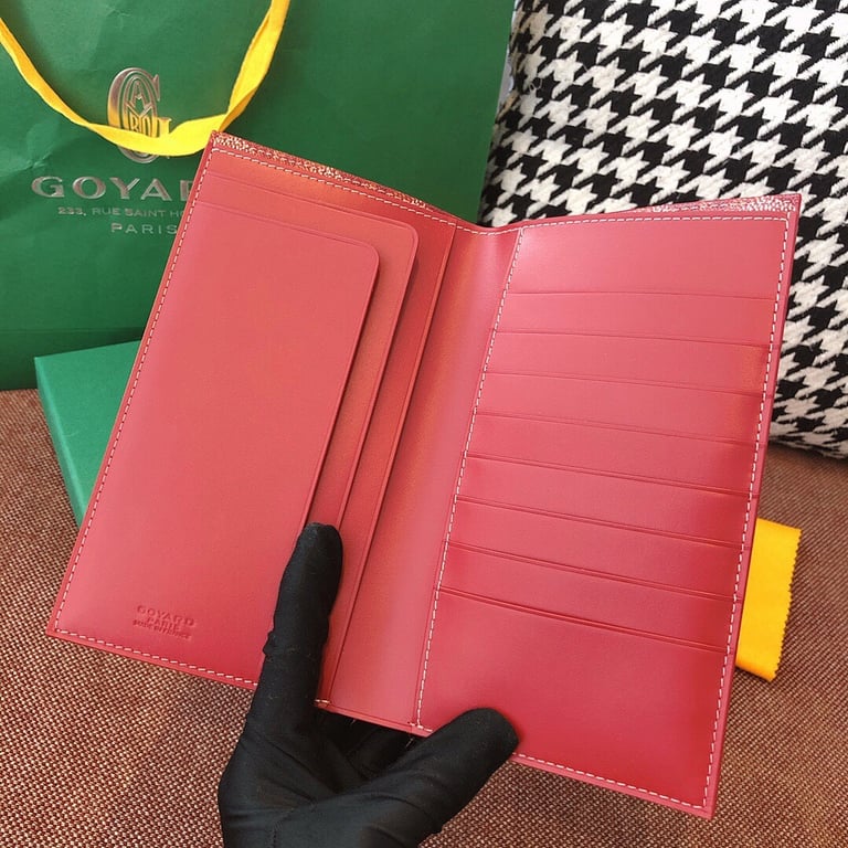 Goyard 8508 Long Wallet Red Goyardine - 4