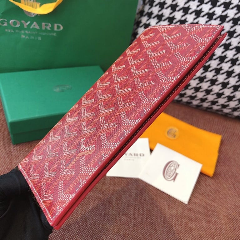 Goyard 8508 Long Wallet Red Goyardine - 7