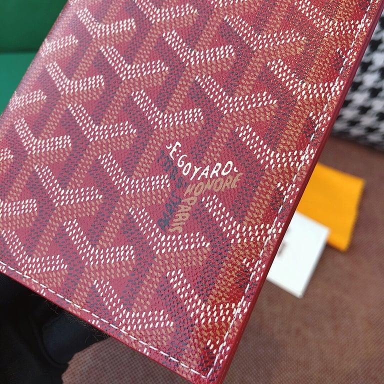 Goyard 8508 Long Wallet Red Goyardine - 8