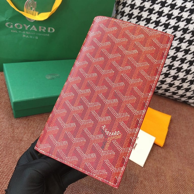 Goyard 8508 Long Wallet Red Goyardine - 9