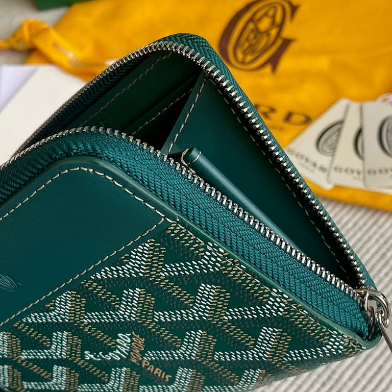 Goyard Matignon Mini Wallet Green - 6