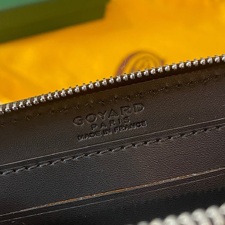 Goyard 8511 Zip-Around Wallet Black - 3