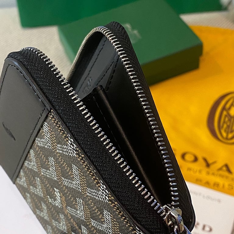 Goyard 8511 Zip-Around Wallet Black - 6