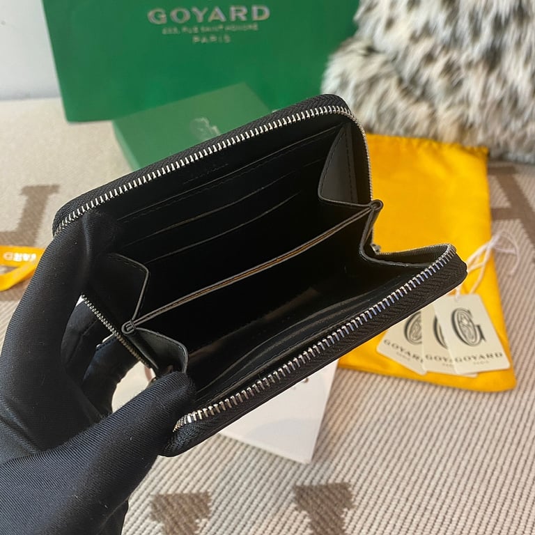 Goyard 8511 Zip-Around Wallet Black - 7