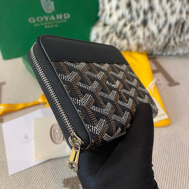 Goyard 8511 Zip-Around Wallet Black - 8