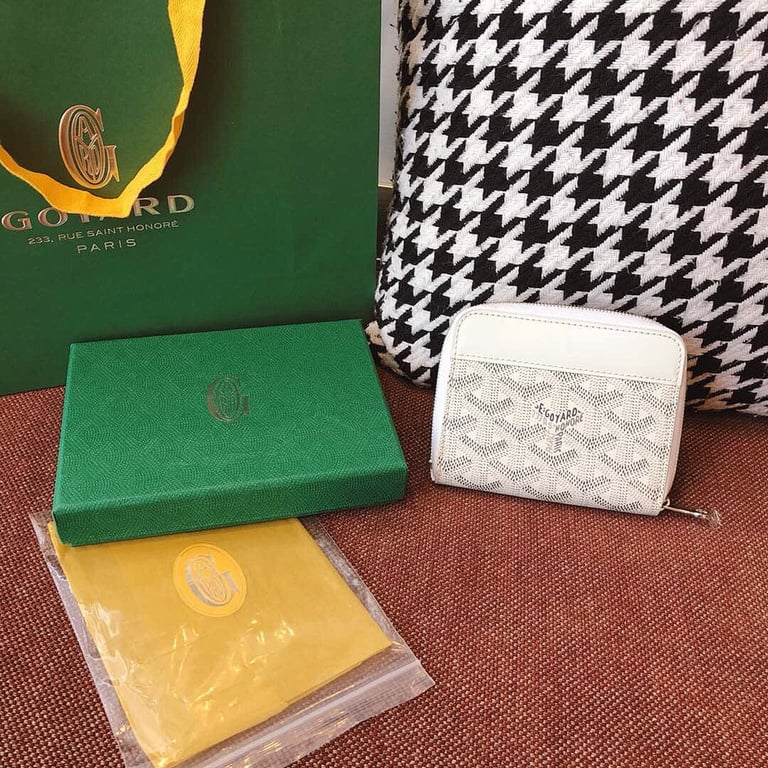 Goyard Matignon Mini Wallet 8511 White - 2