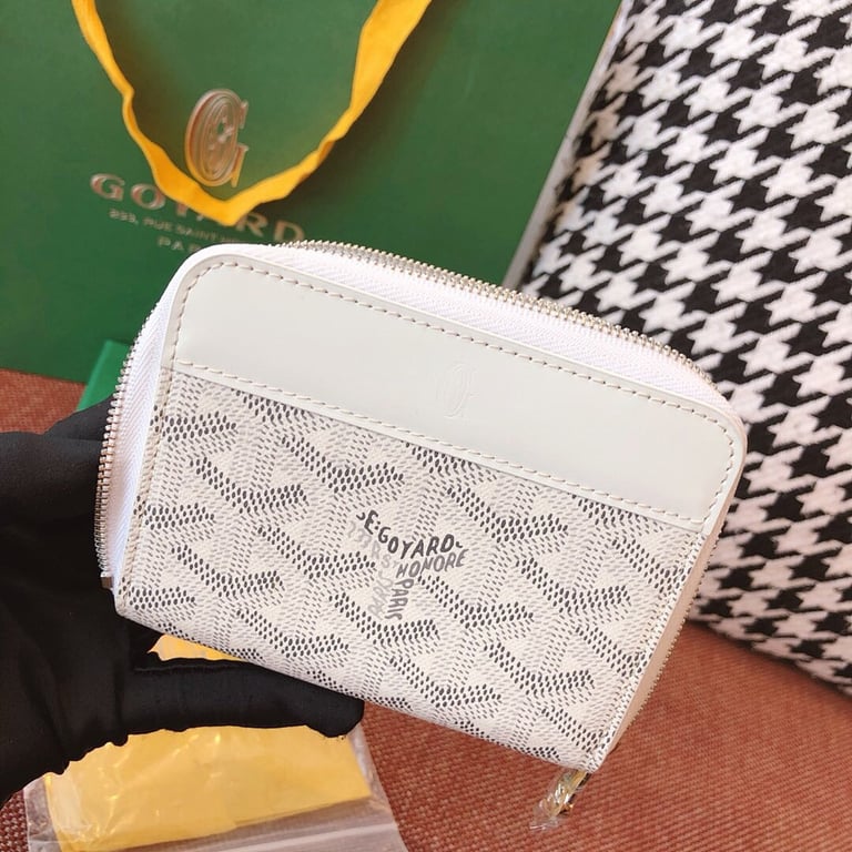 Goyard Matignon Mini Wallet 8511 White - 6