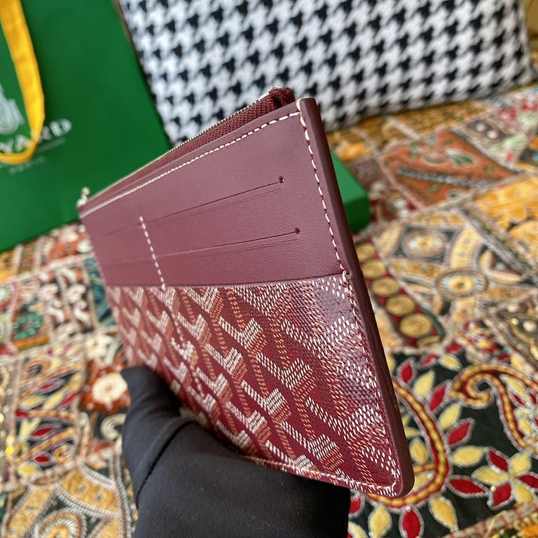 Goyard 8504 Long Zip Wallet Burgundy - 6