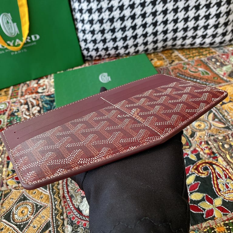 Goyard 8504 Long Zip Wallet Burgundy - 8