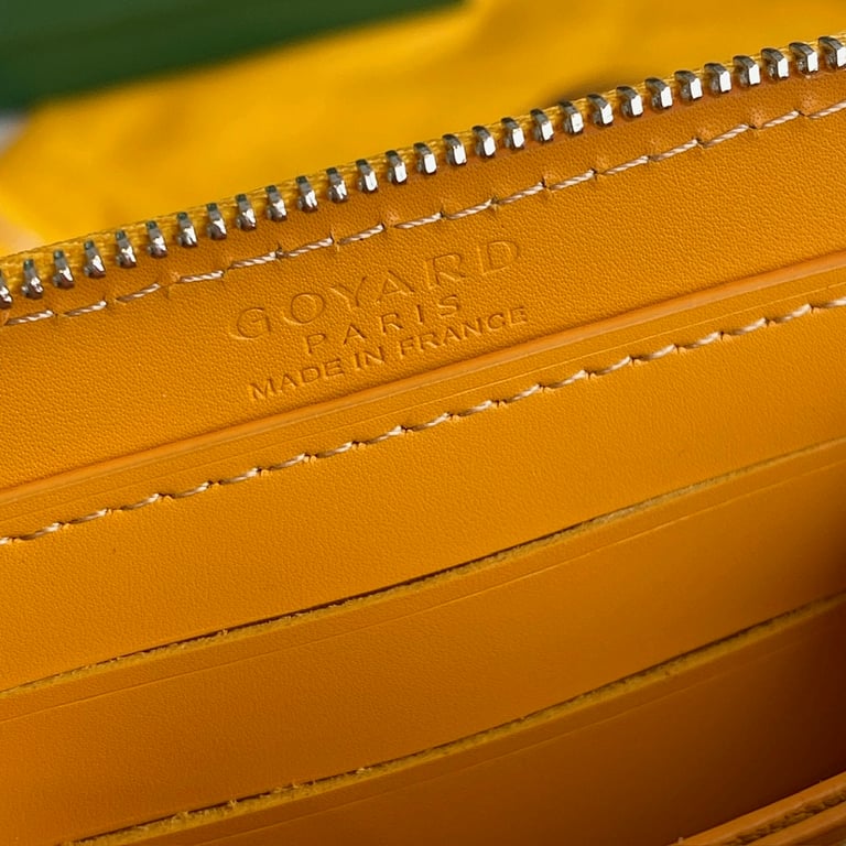 Goyard 8511 Zip Wallet Yellow - 3