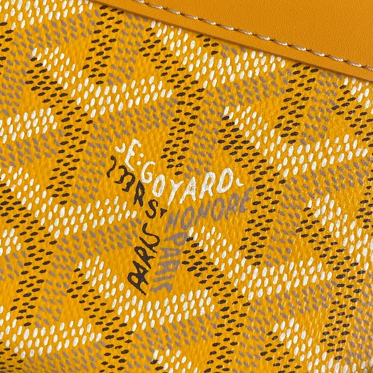 Goyard 8511 Zip Wallet Yellow - 5