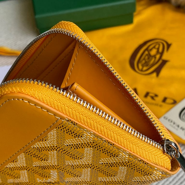 Goyard 8511 Zip Wallet Yellow - 6