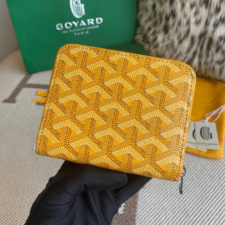 Goyard 8511 Zip Wallet Yellow - 9