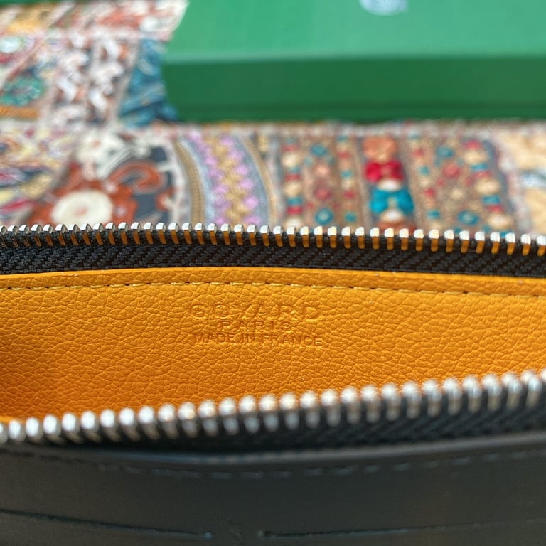 Goyard 8504 Goyardine Long Zipper Wallet Black - 2